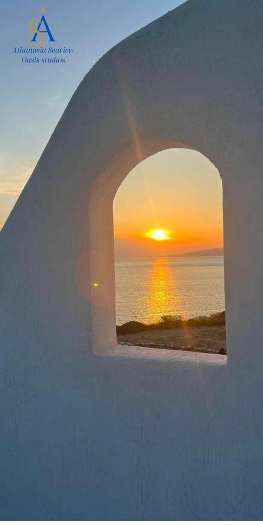 Mykonos Athanasia Seaview Oasis Studios By The Port Houlakia  Ngoại thất bức ảnh