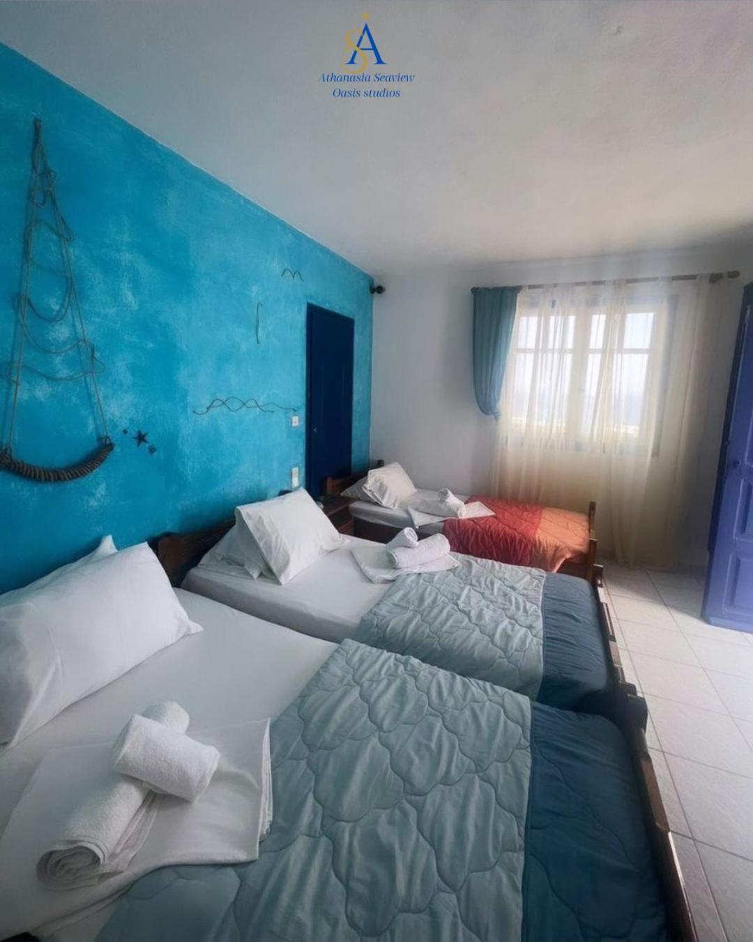 Mykonos Athanasia Seaview Oasis Studios By The Port Houlakia  Ngoại thất bức ảnh
