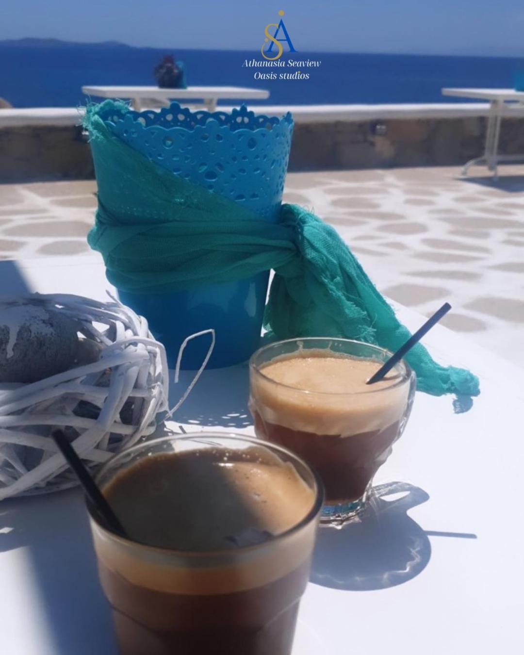 Mykonos Athanasia Seaview Oasis Studios By The Port Houlakia  Ngoại thất bức ảnh