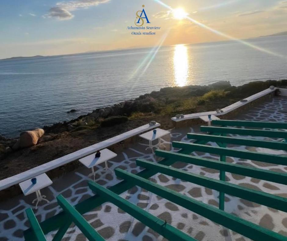 Mykonos Athanasia Seaview Oasis Studios By The Port Houlakia  Ngoại thất bức ảnh