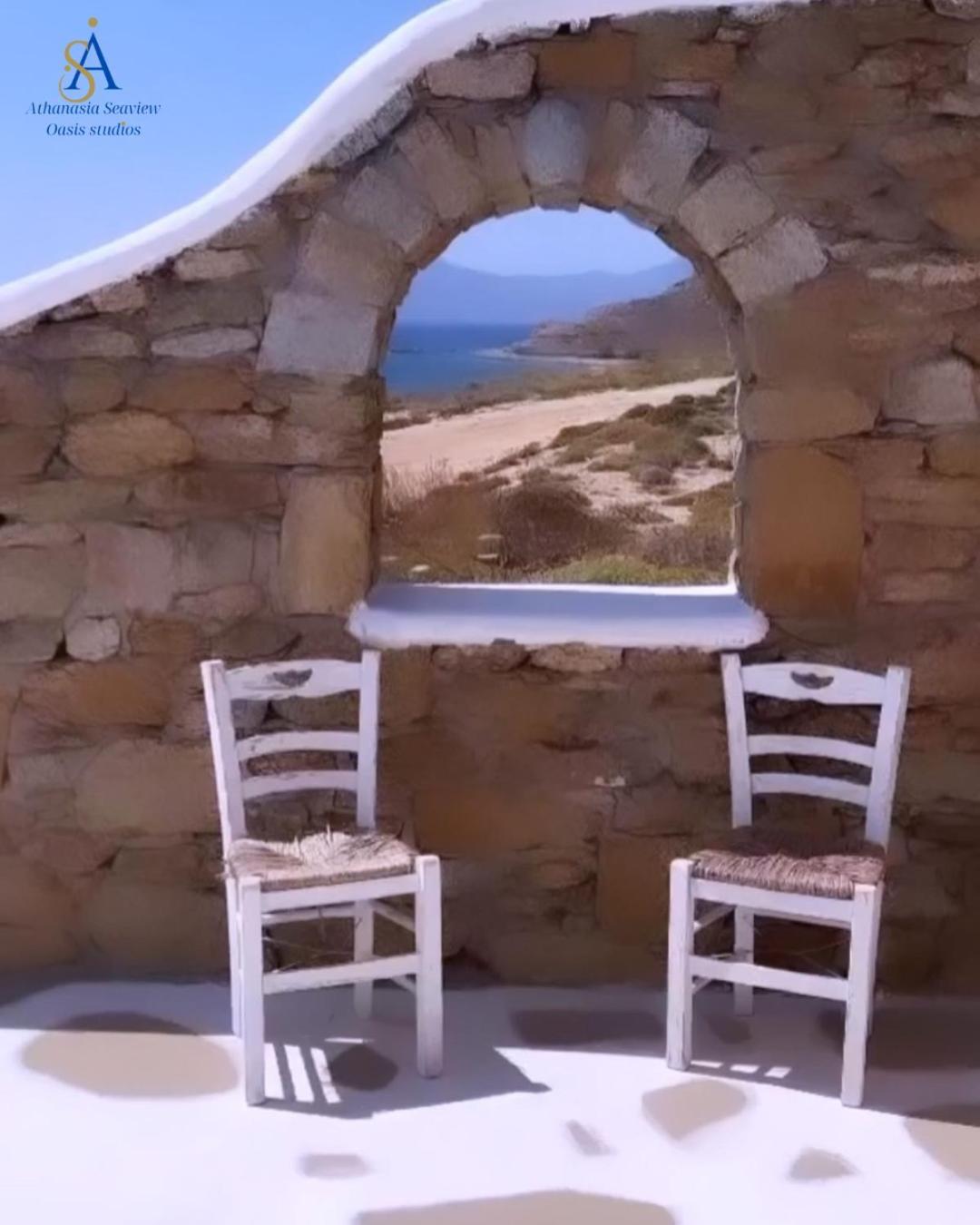Mykonos Athanasia Seaview Oasis Studios By The Port Houlakia  Ngoại thất bức ảnh