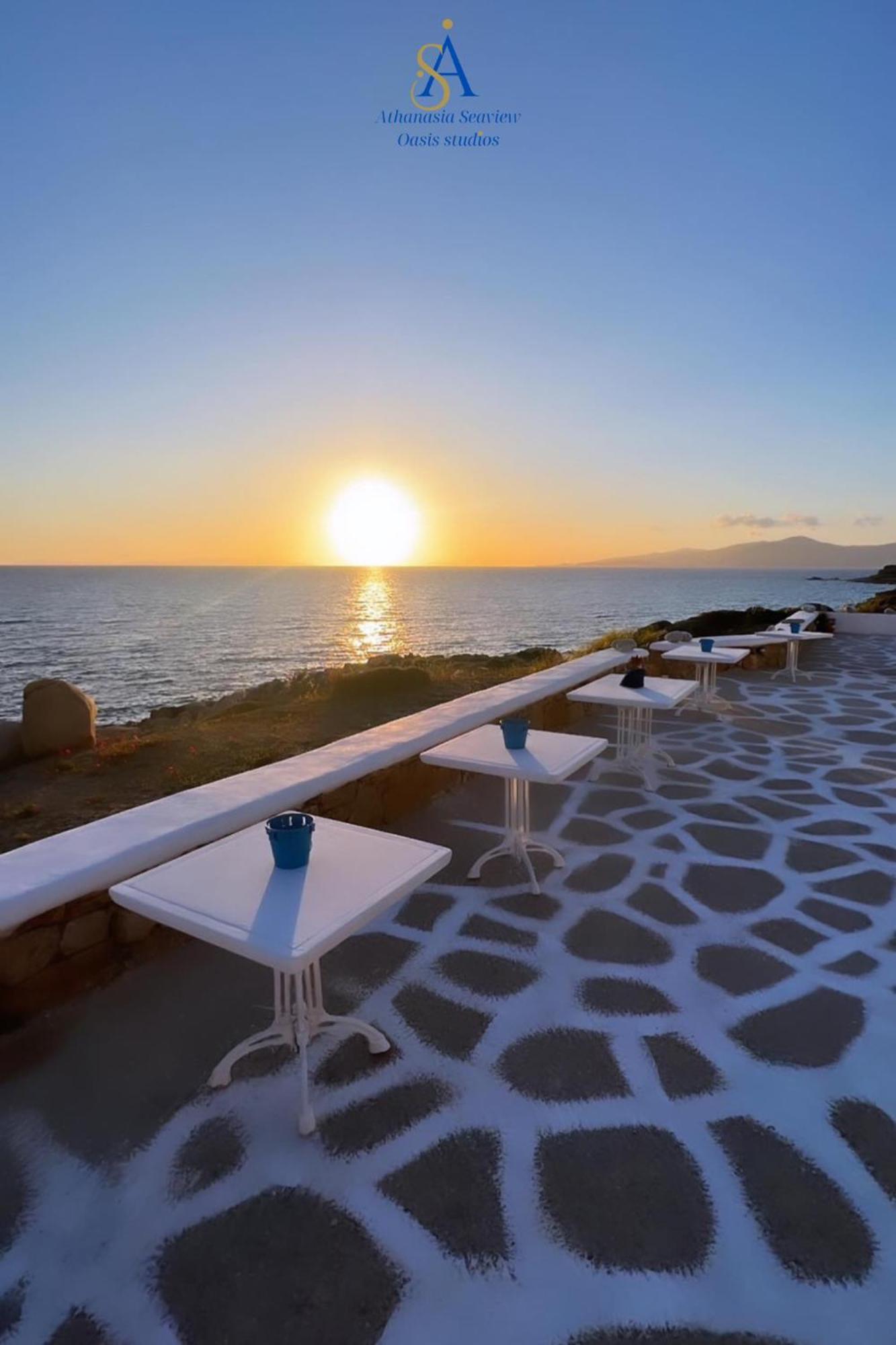 Mykonos Athanasia Seaview Oasis Studios By The Port Houlakia  Ngoại thất bức ảnh